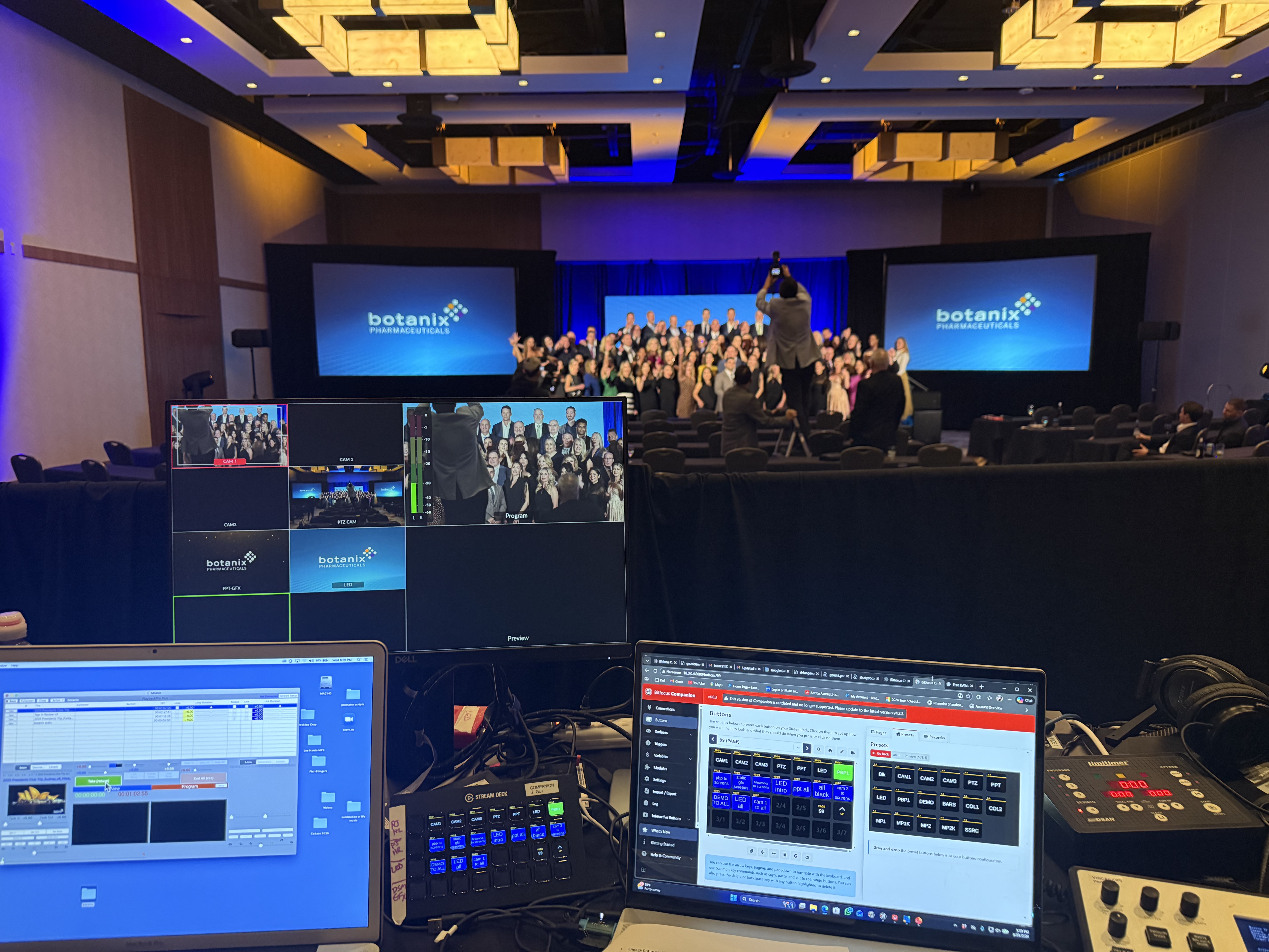 Hotel ballroom LED projection corporate event AV Phoenix Arizona Ready AV