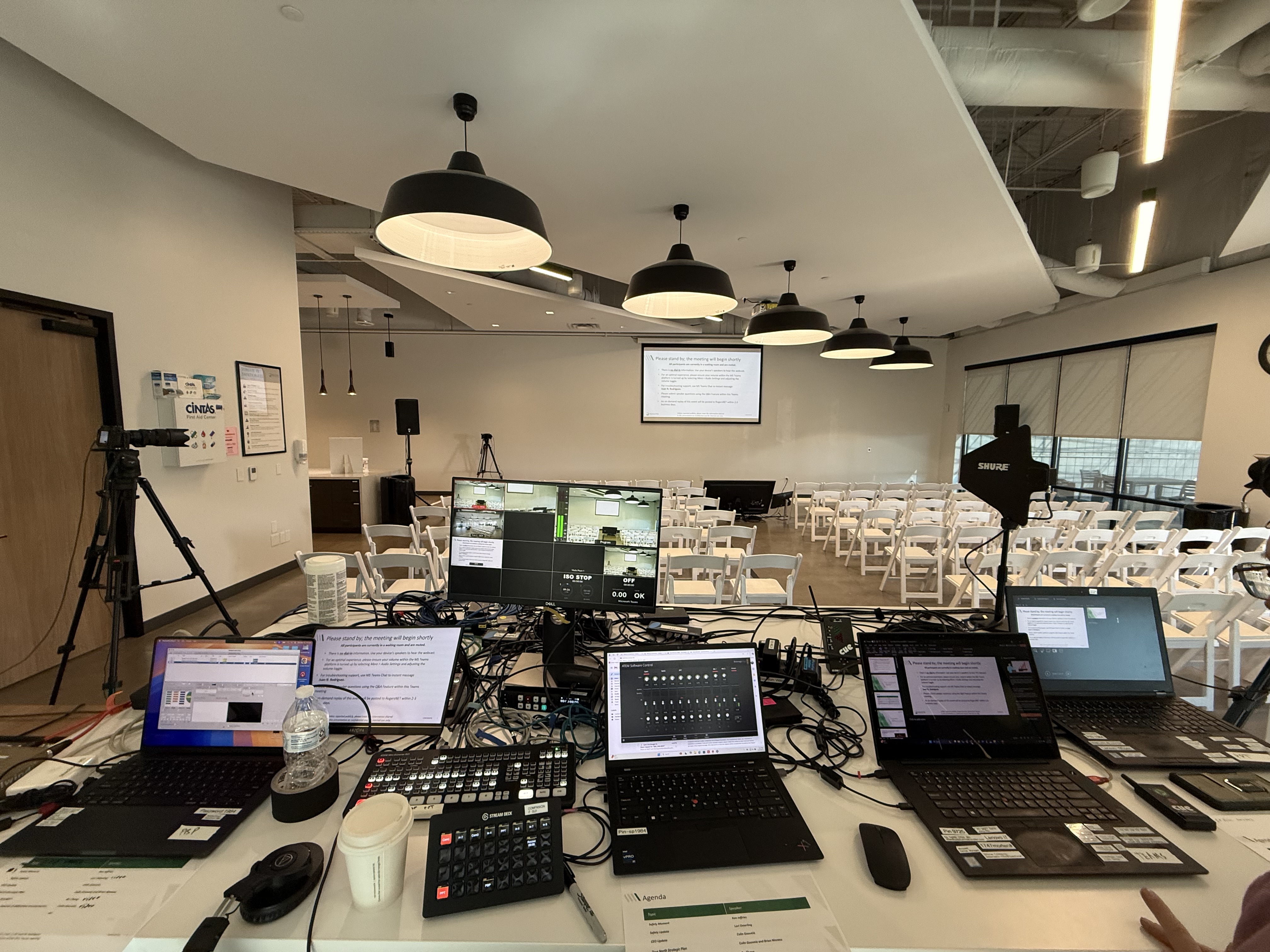 Blackmagic ATEM hybrid Microsoft Teams livestream corporate event AV Phoenix Arizona Ready AV