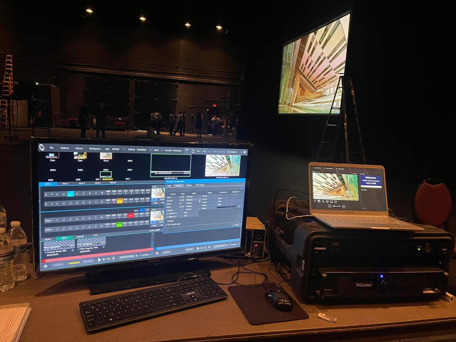 Commencement graduation TriCaster AV production Phoenix Arizona Ready AV