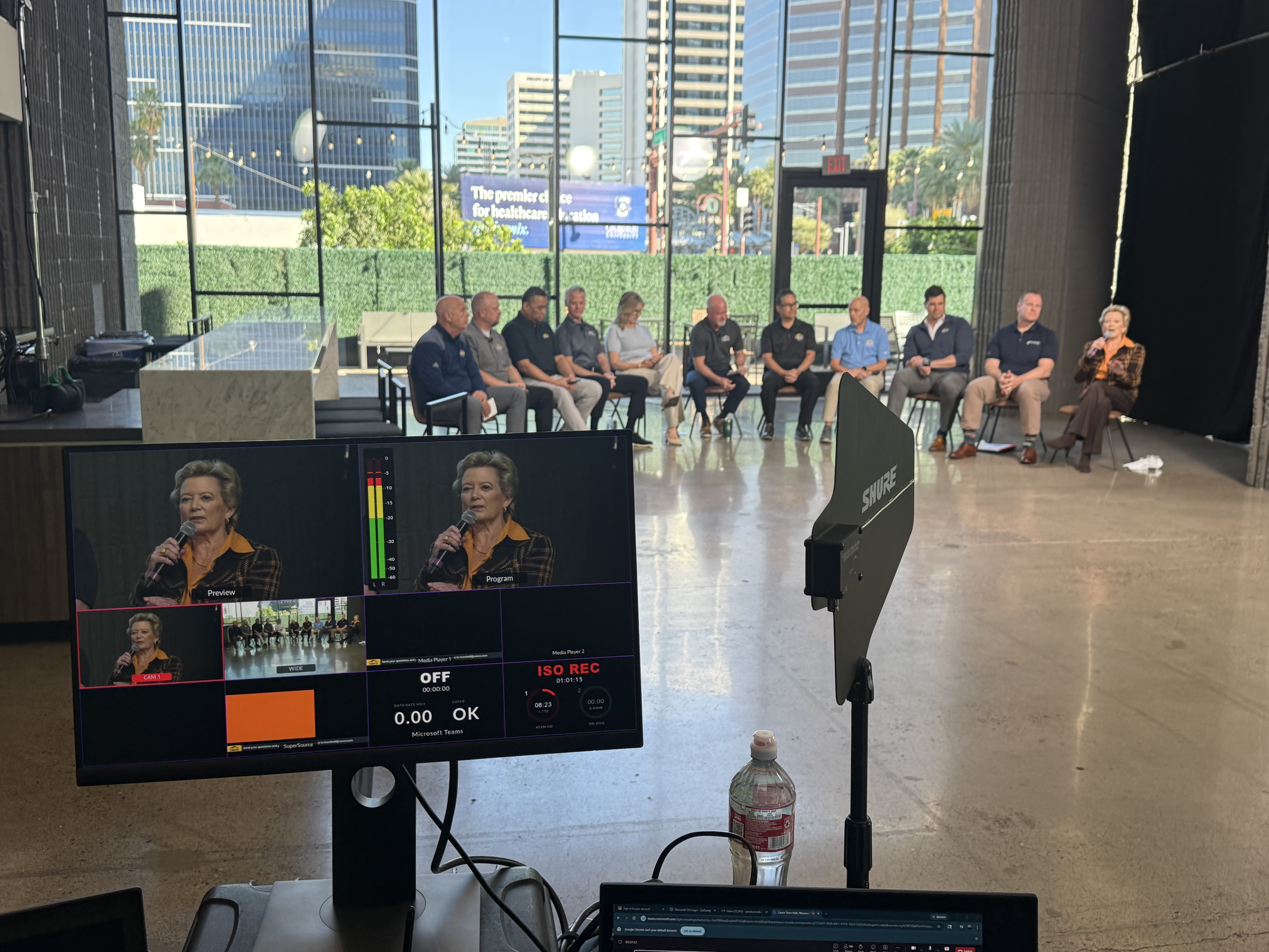 Downtown Phoenix event center Teams town hall corporate meeting AV Ready AV