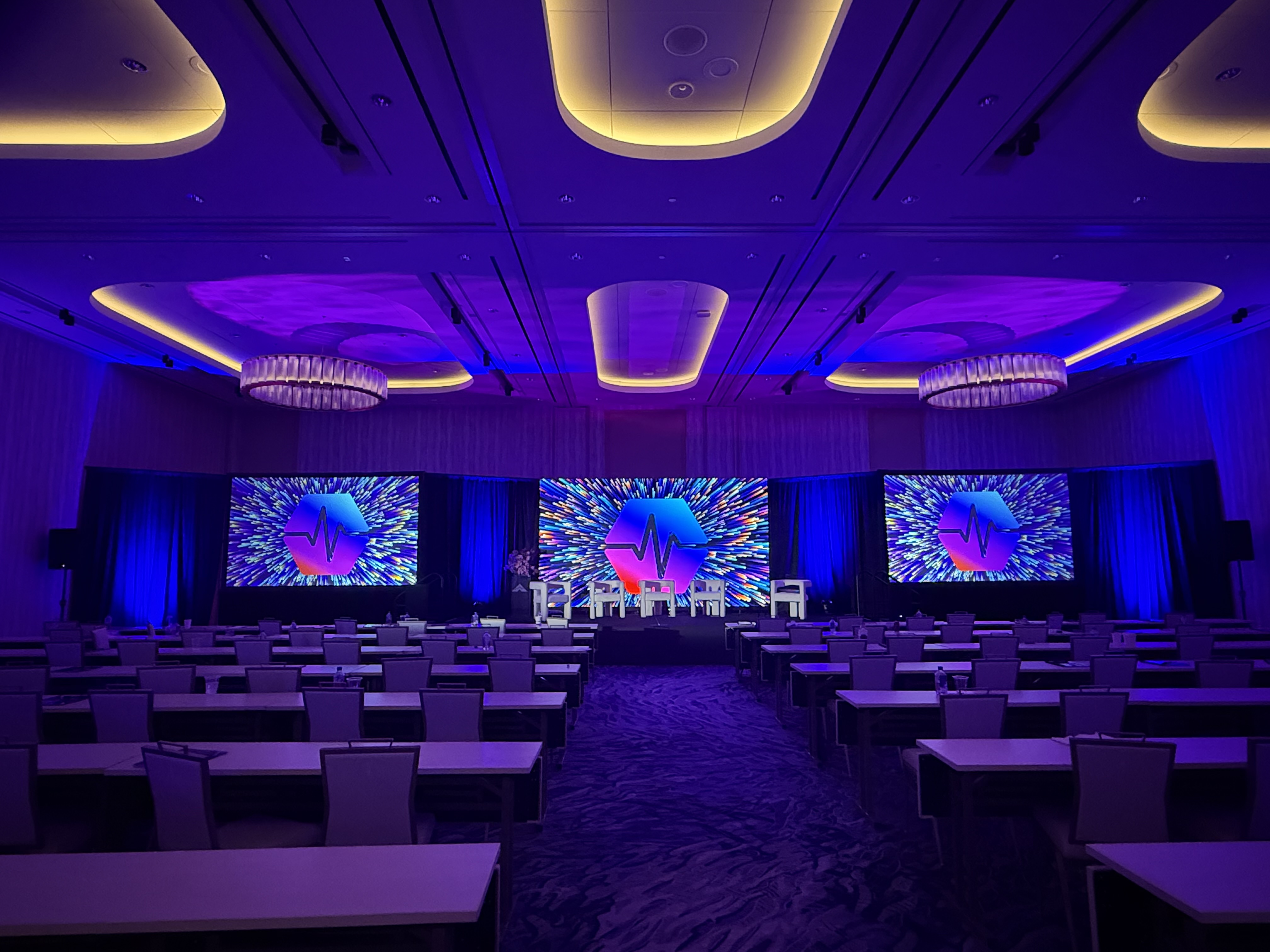 Las Vegas hotel LED screen corporate event AV production Ready AV